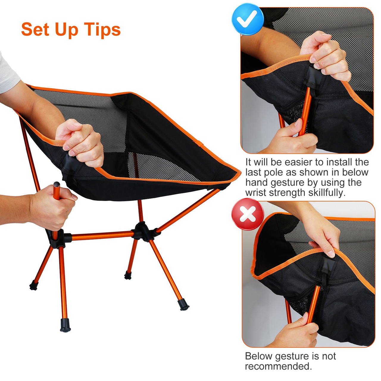 LakeForest® Foldable Camping Chair product image