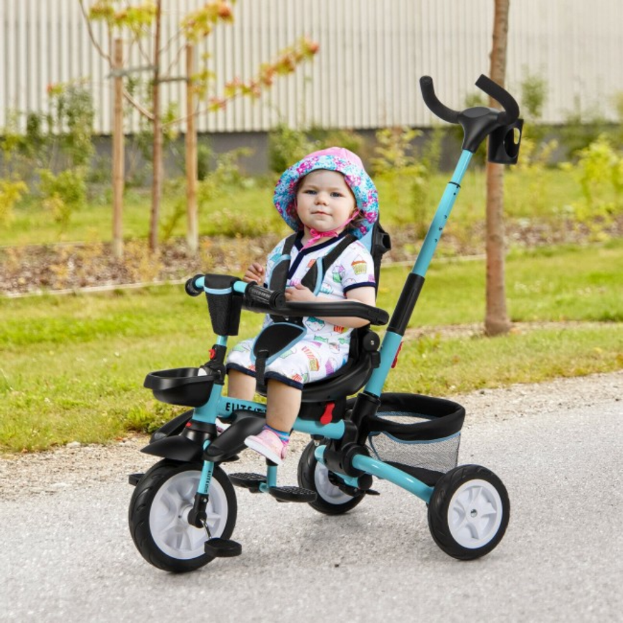 6-in-1 Kids' Baby Stroller Tricycle product image