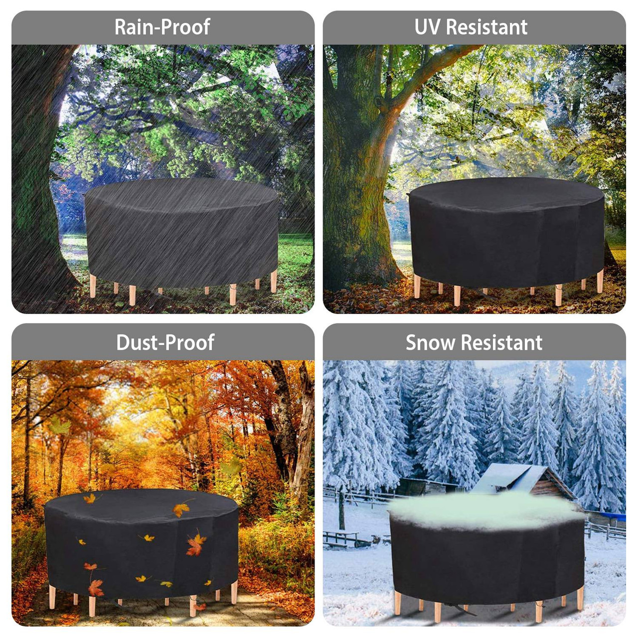 Round Table and Chairs Cover (4- or 6-Seat) product image