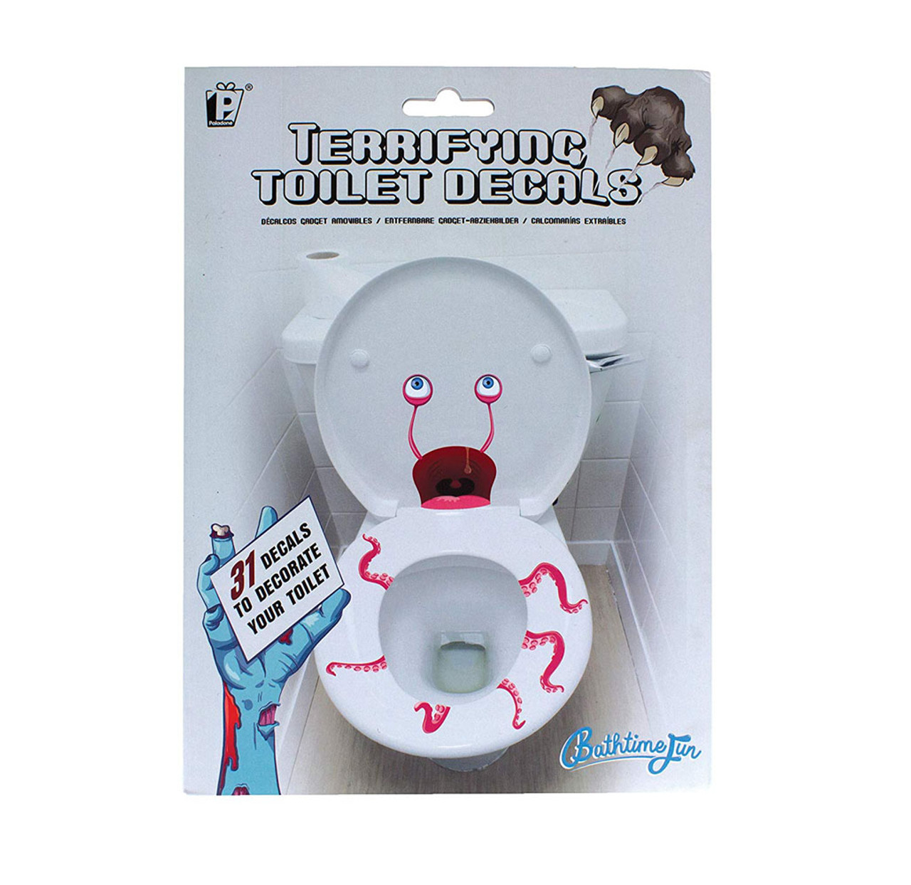 Paladone Terrifying Vinyl Toilet Decals (2-Pack) product image