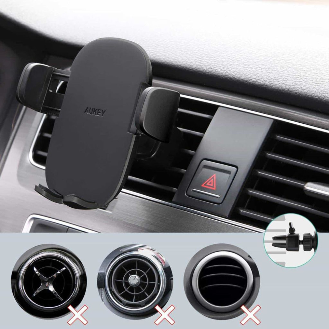 AUKEY® Car Air Vent Phone Mount with 360° Rotation product image