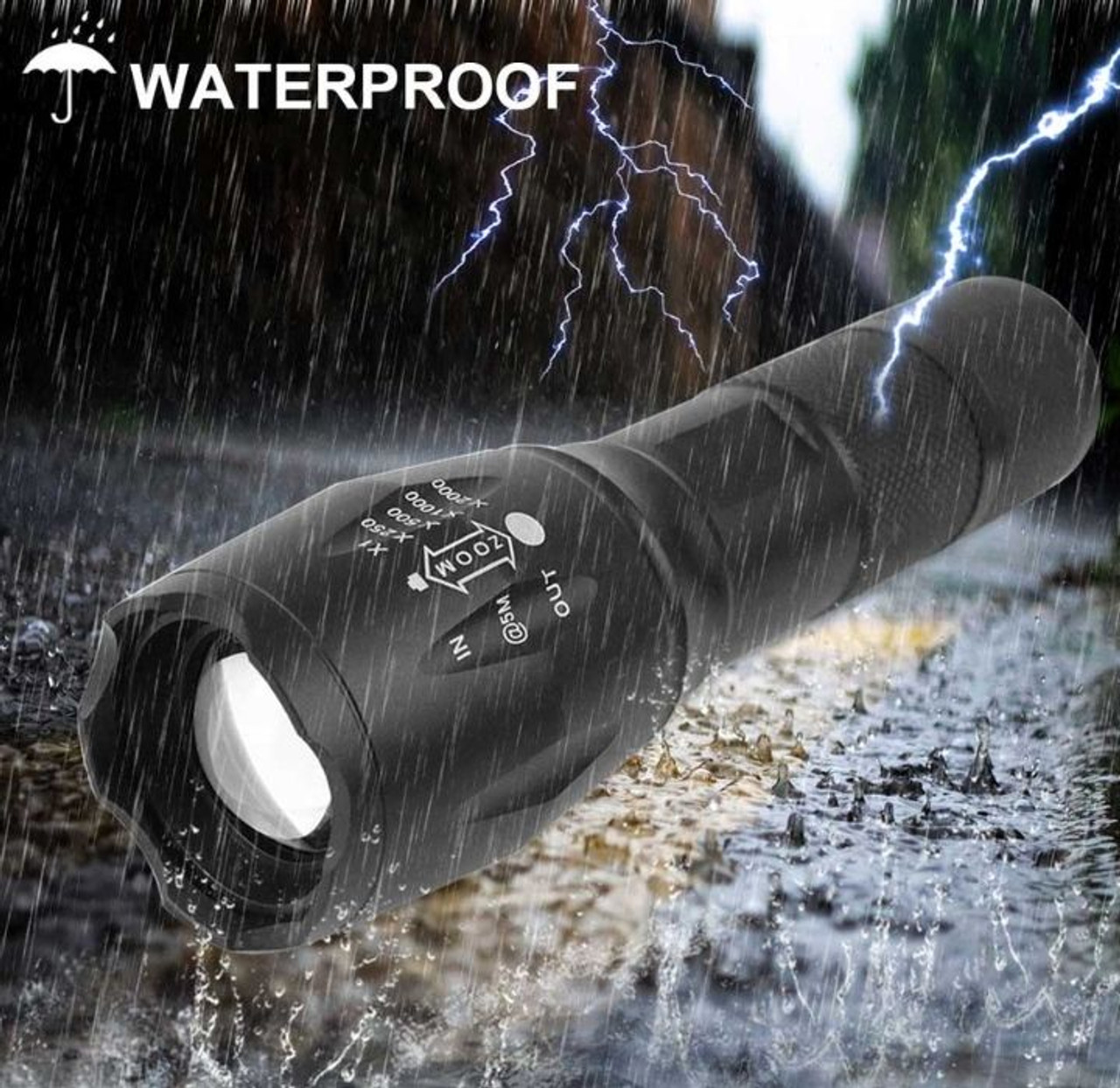 S1000 LED Tactical Flashlight (2-Pack) product image