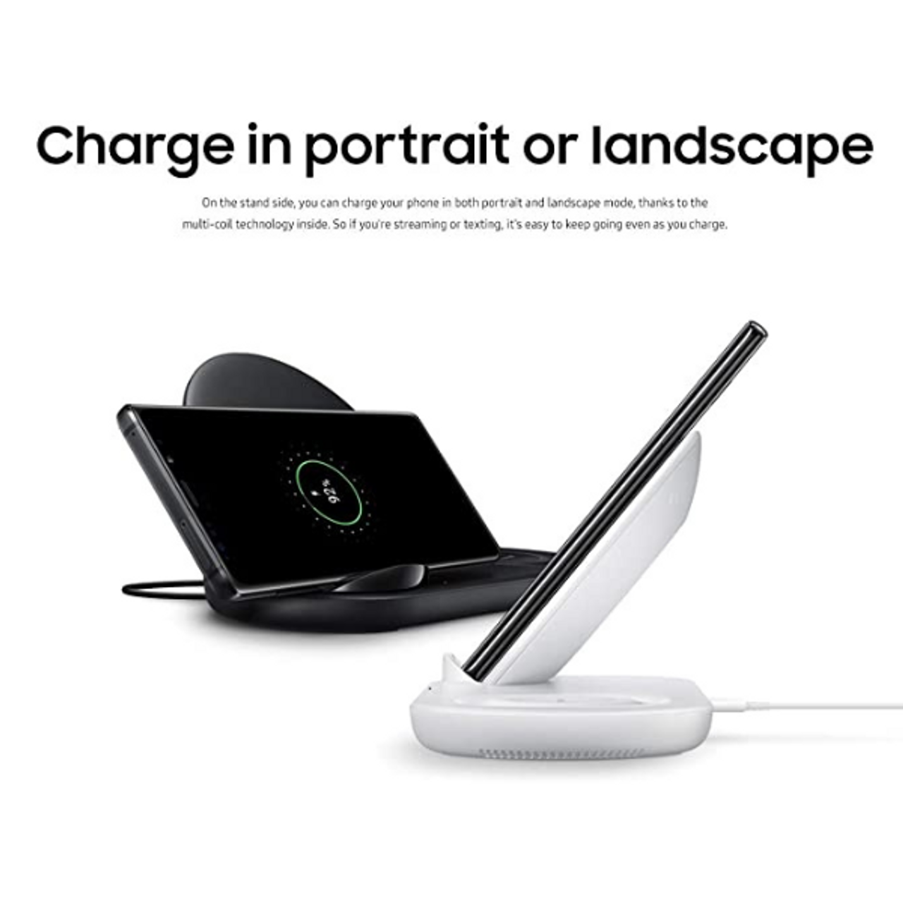 Samsung® Duo Fast Wireless Charging Dock (EP-N6100) – Black product image