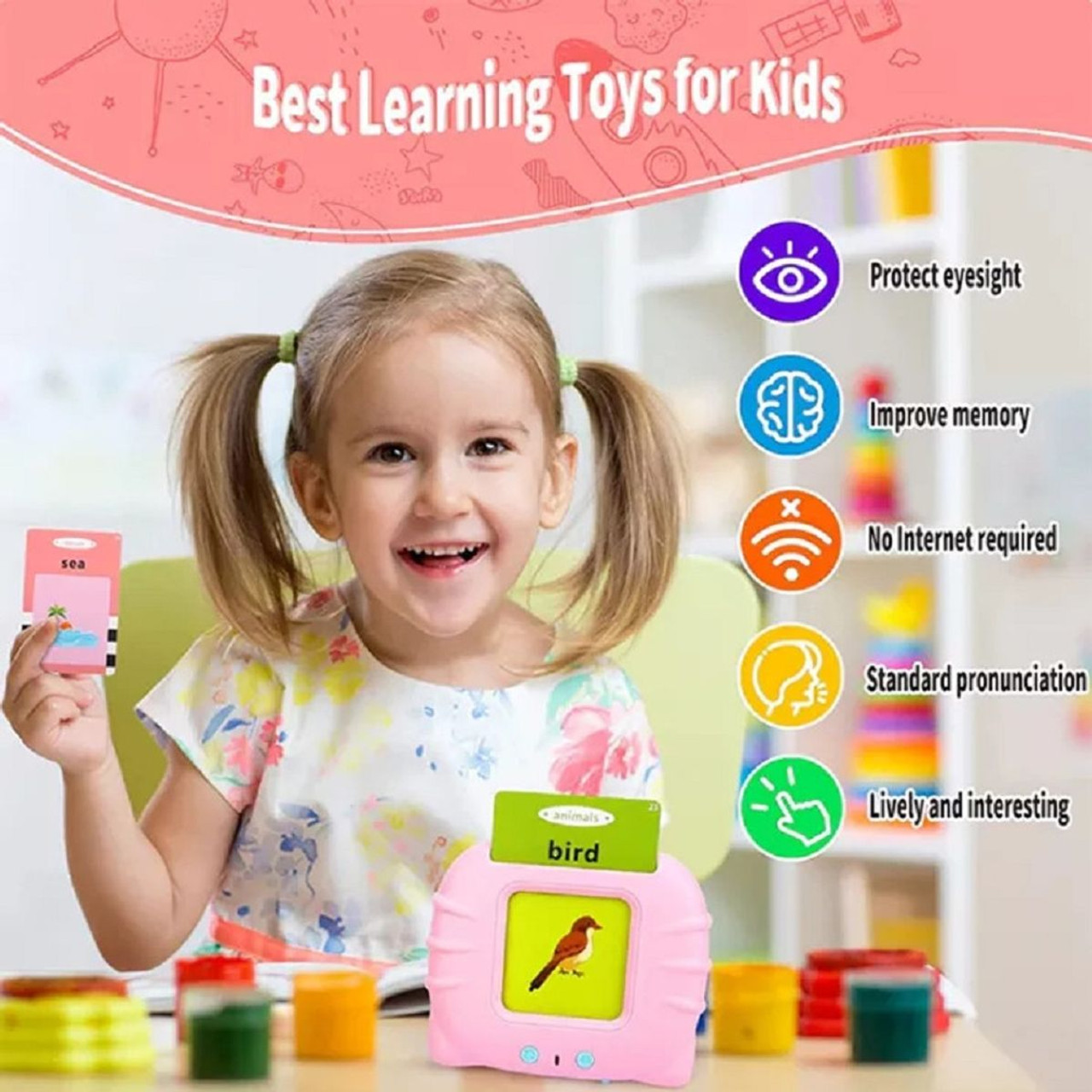 Kids' 112-Piece Learning Educational Memory Word Toy product image