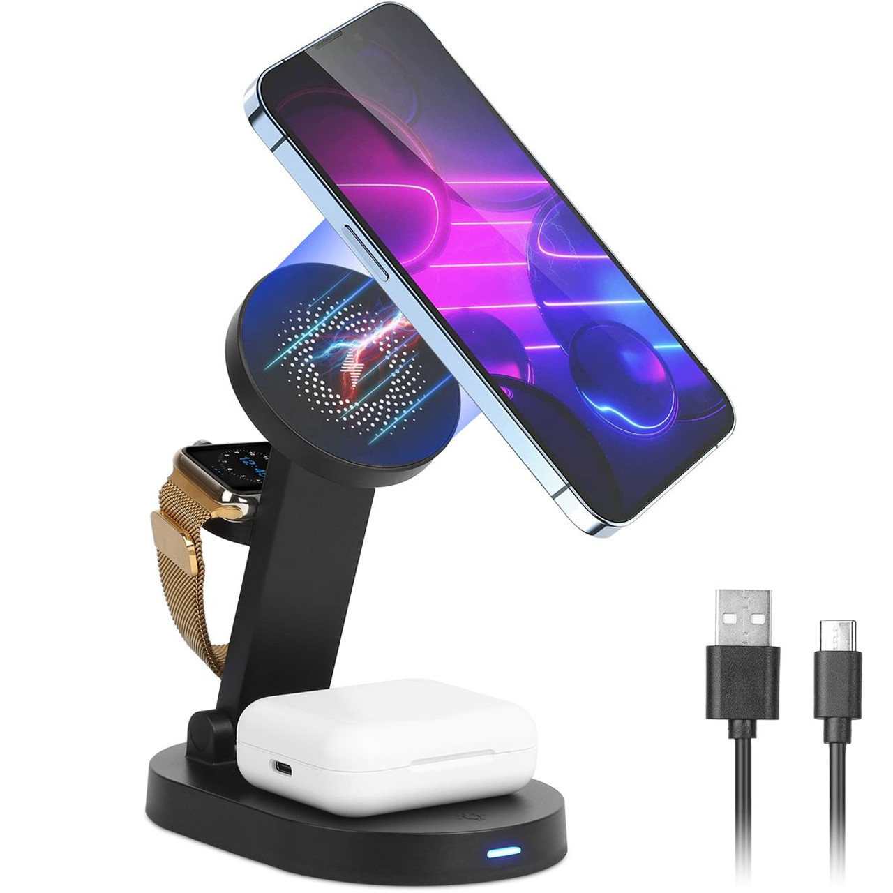 iMounTEK® 4-in-1 Magnetic Wireless Charging Station product image