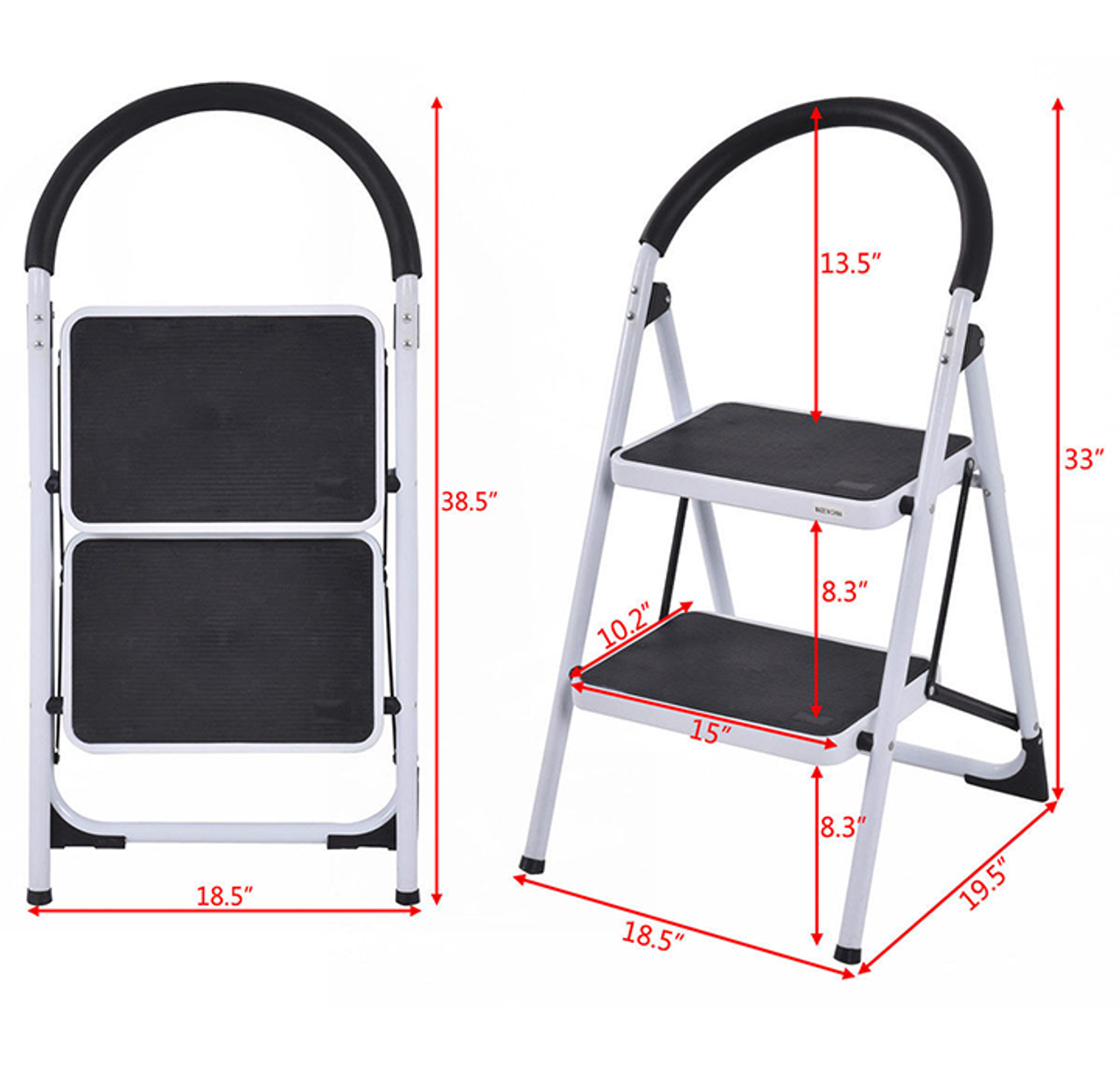 Folding 2-Step Heavy Duty 330-Pound Capacity Ladder product image