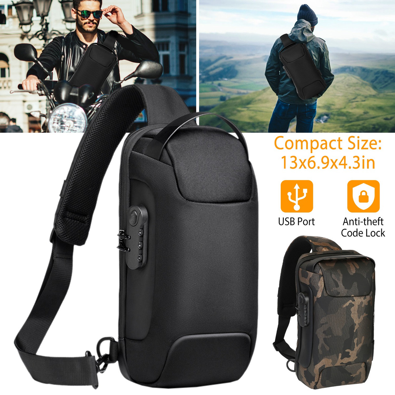 N'POLAR™ Crossbody Sling Backpack product image