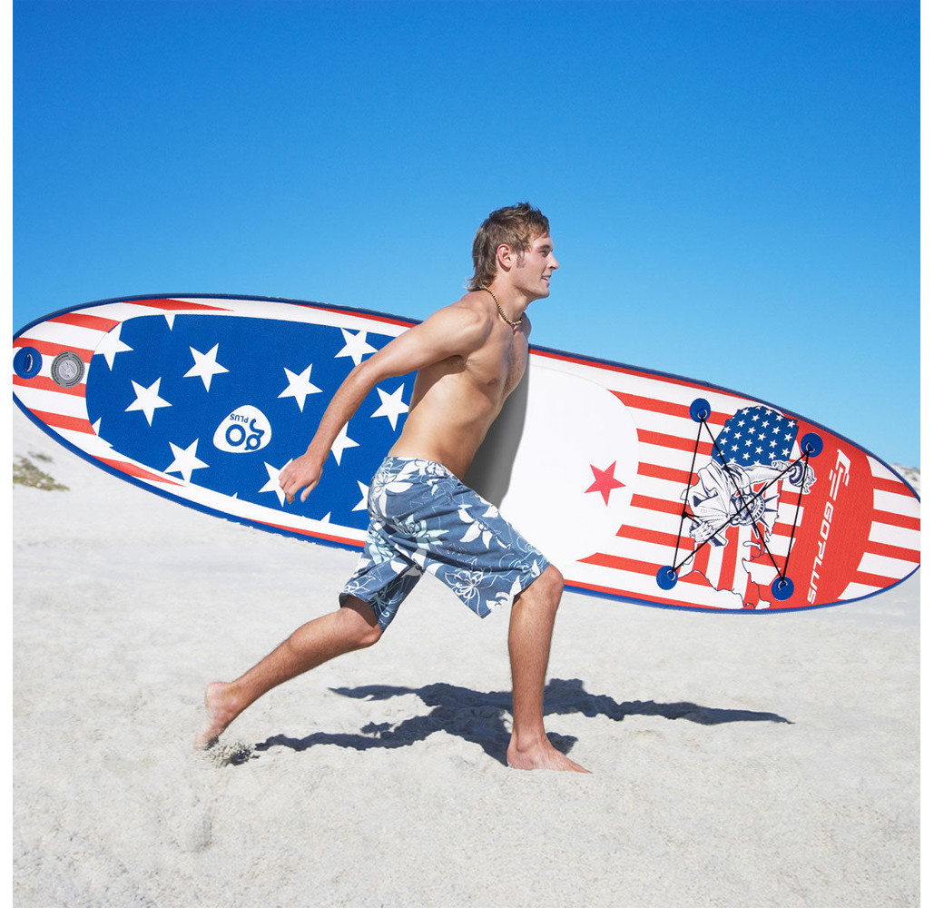 11-Foot Inflatable Stand-up Paddle Board with Pump & Paddle product image