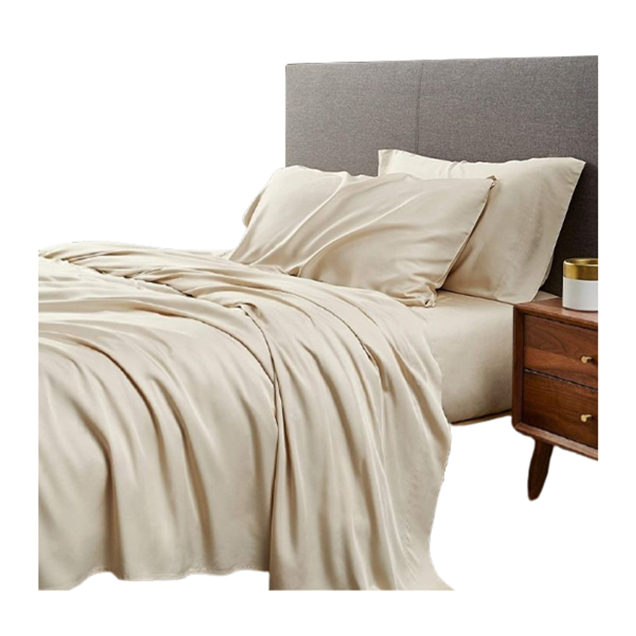 Bibb Home® 300TC Bamboo Viscose 4-Piece Sheet Set product image