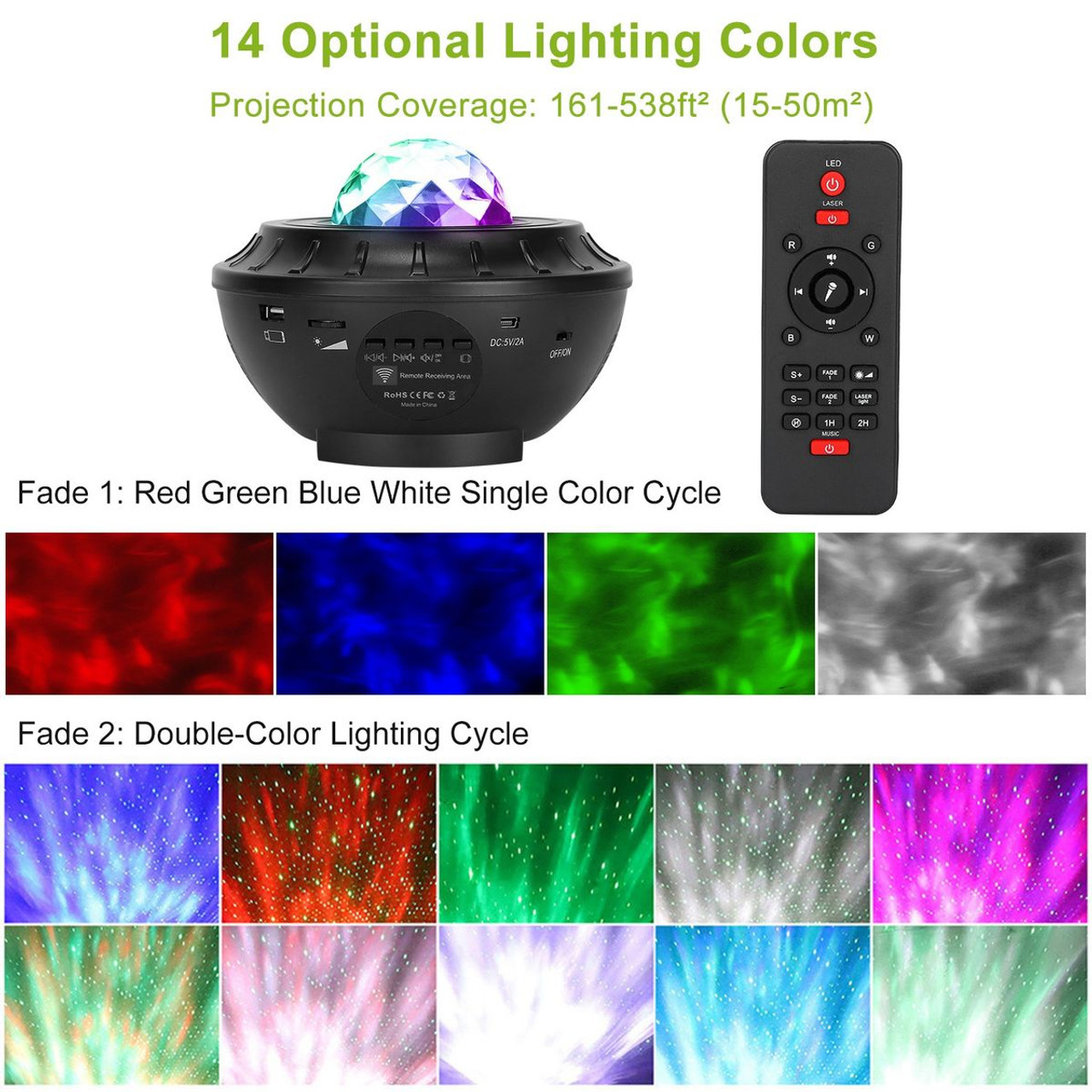 iMounTEK® Star Projector Lamp Wireless Speaker product image
