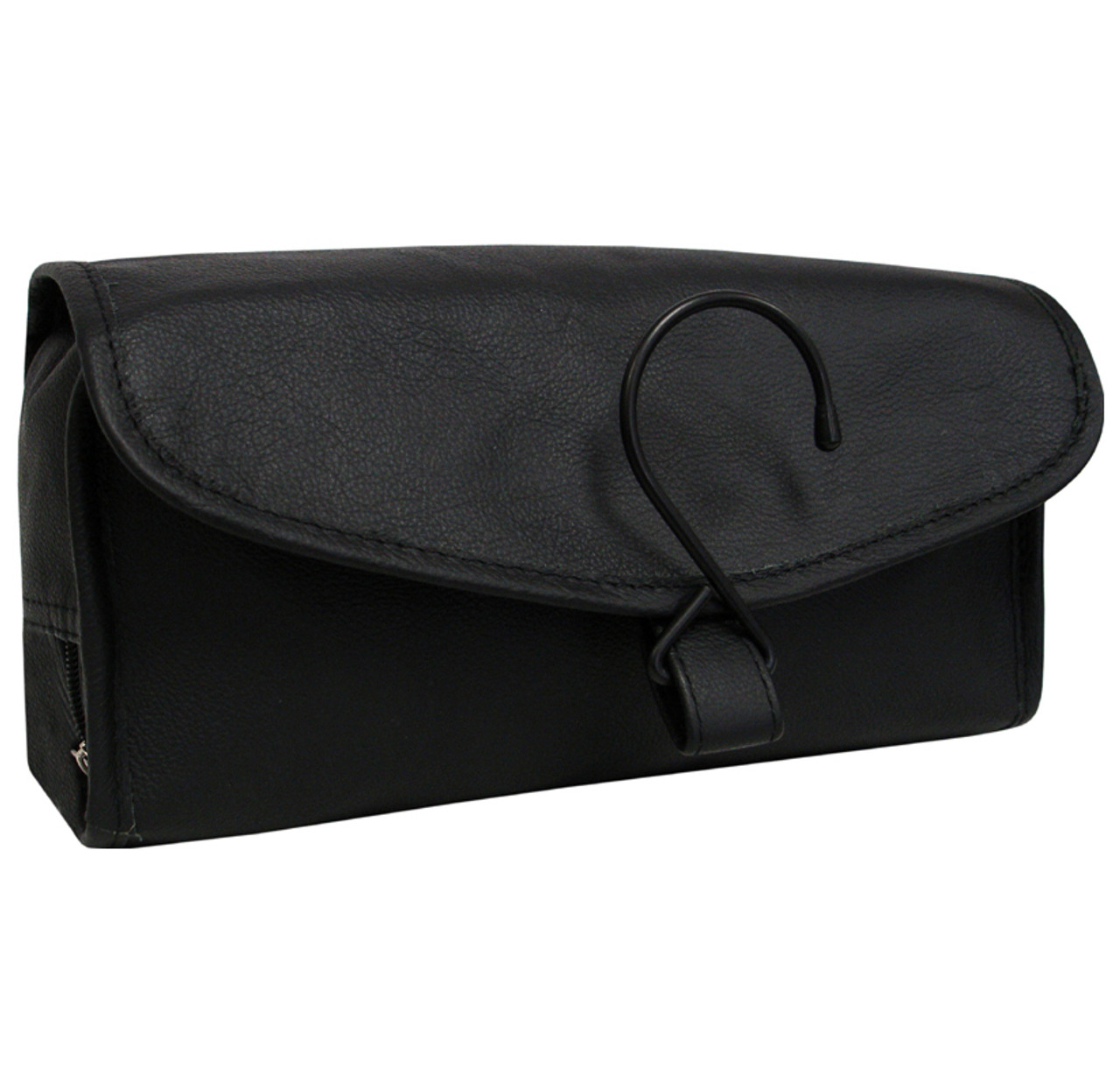 Hanging All-Leather Toiletry Bag Travel Kit product image
