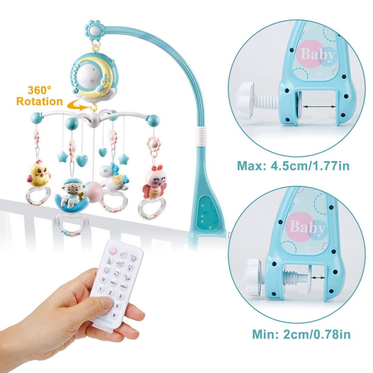BabyLuv® Rotating Mobile Nursery Light product image