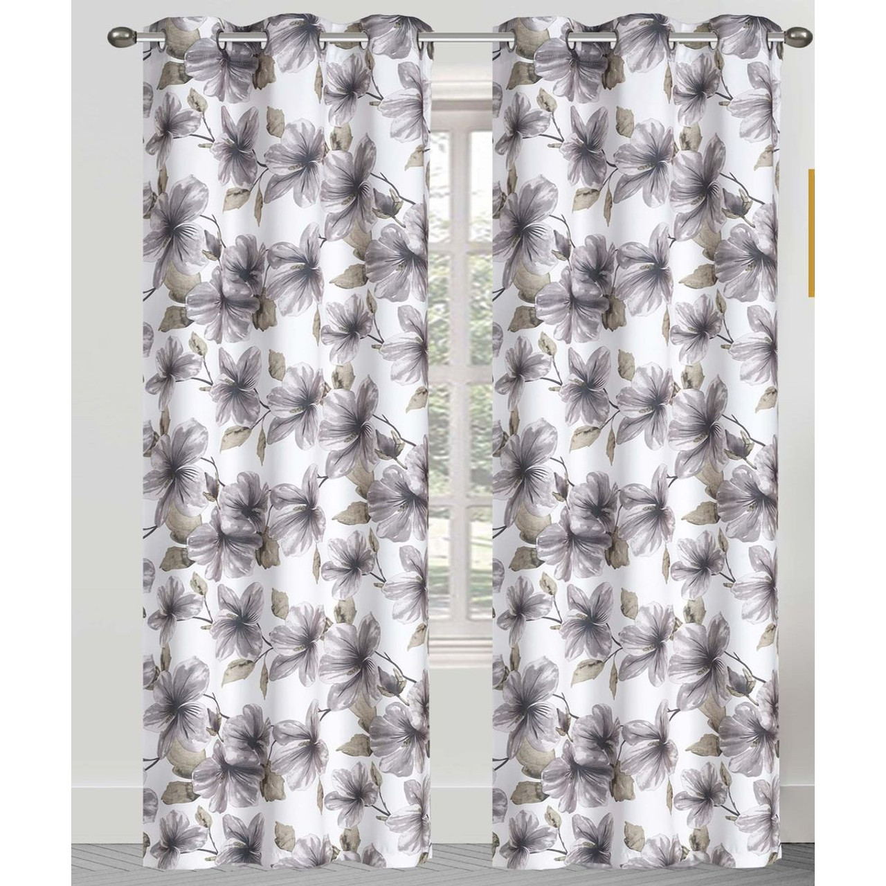 Margaret Josephs™ Floral Blackout Window Double Panels (Set of 2) product image