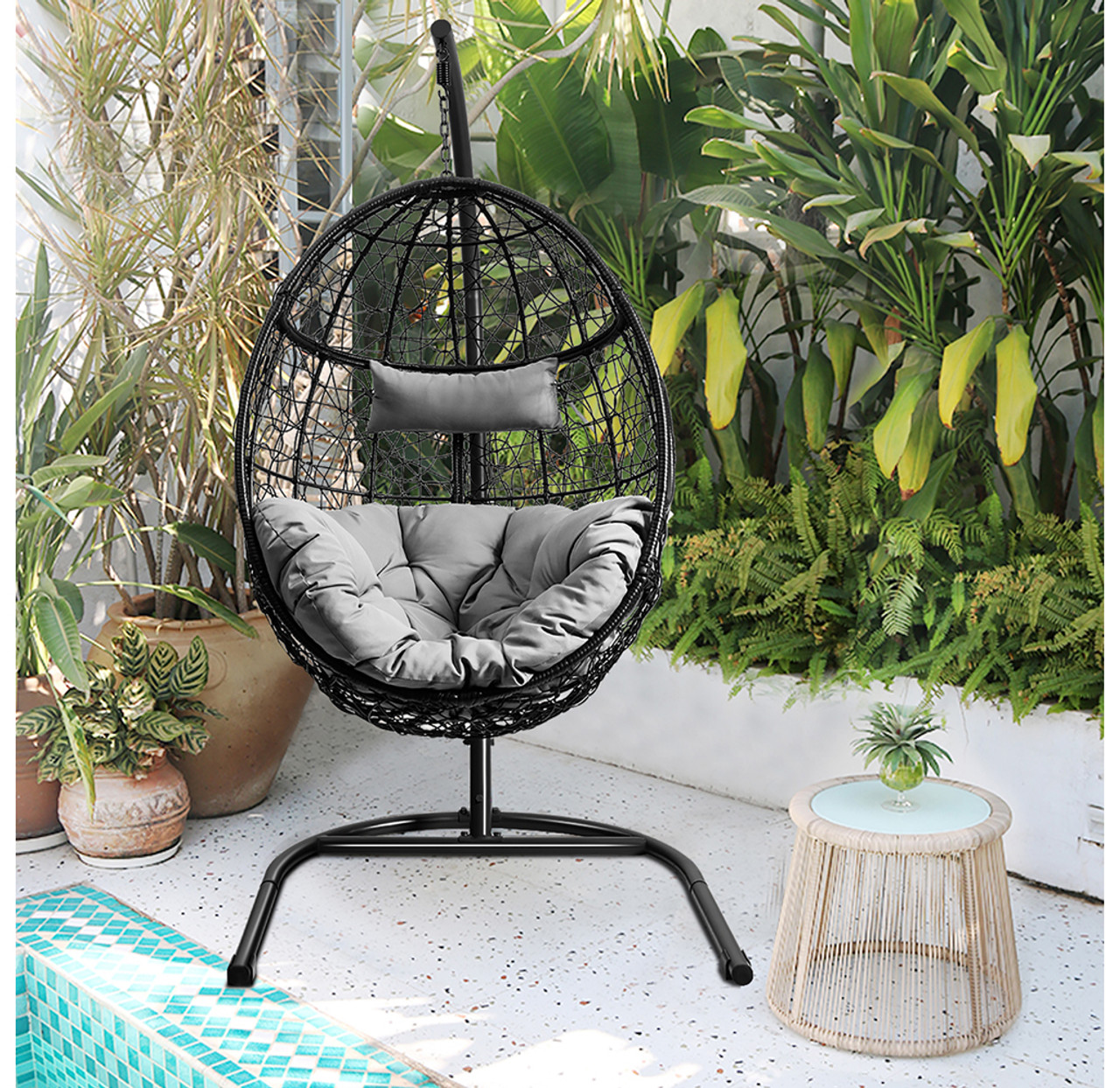 Hanging Egg Swing Chair with Stand product image