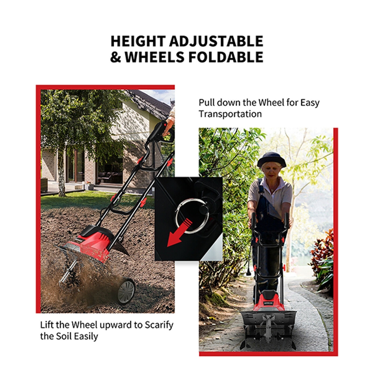 Corded Electric 17-Inch 13.5-Amp Tiller and Cultivator product image