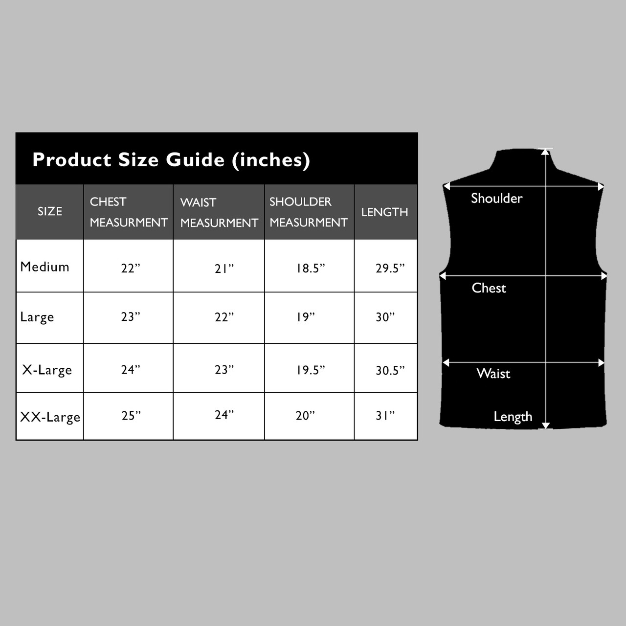 Men’s Full-Zip Lightweight Puffer Vest Jacket product image