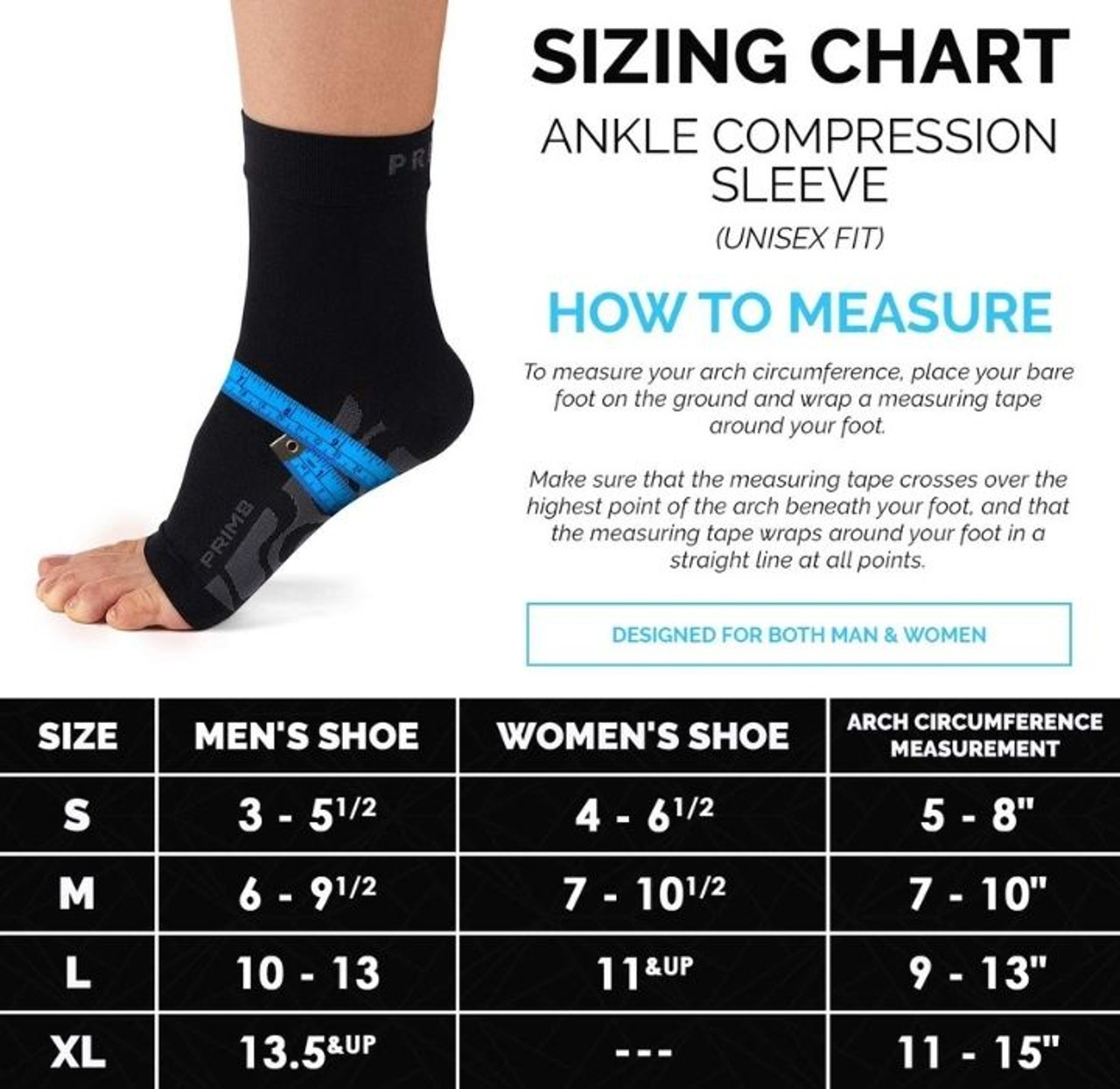 Ankle Plantar Fasciitis Compression Support Sleeves (Set of 2) product image