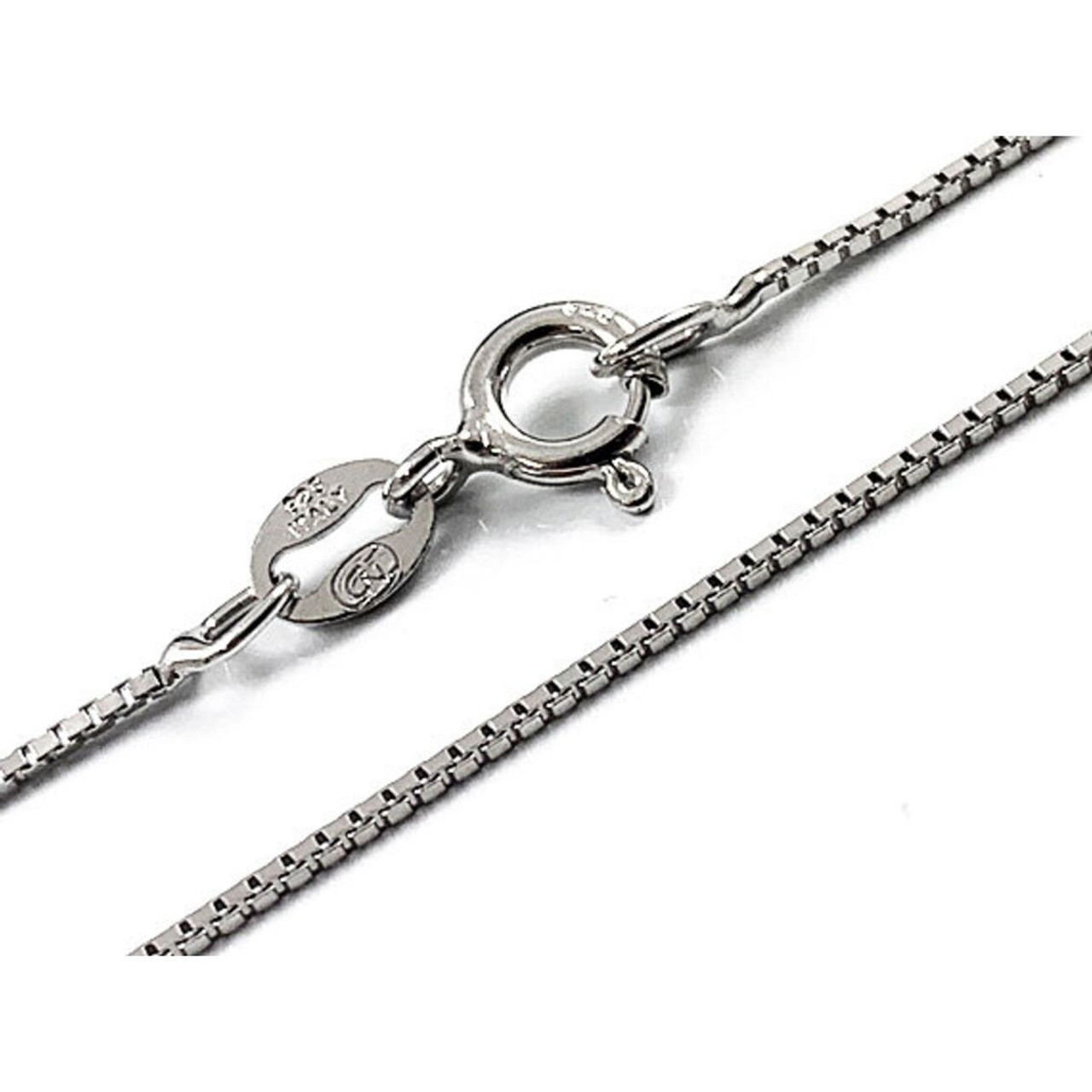 Italian 925 Sterling Silver Tarnish-Resistant 1.20mm Box Chain product image