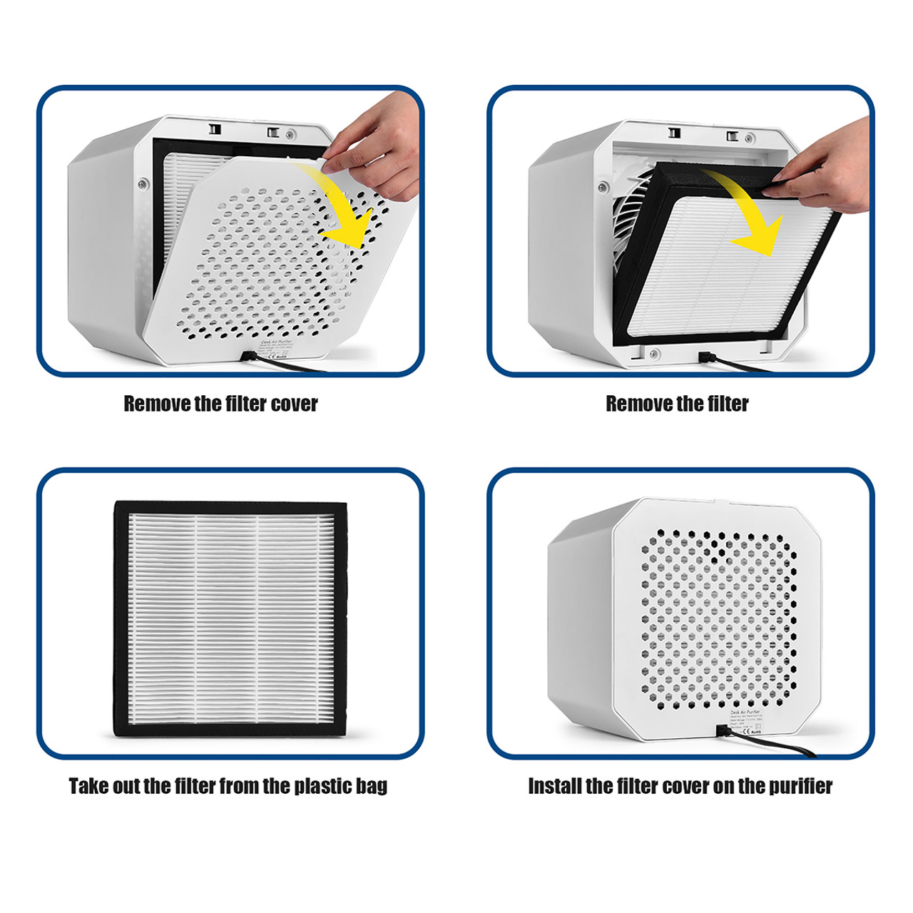 Desktop HEPA Air Purifier with 2-in-1 Composite Filter product image