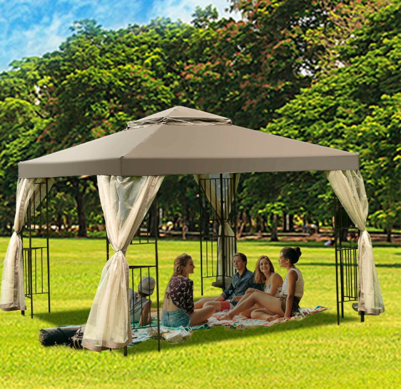 Outdoor 10' x 10' Patio Gazebo Awning Canopy product image