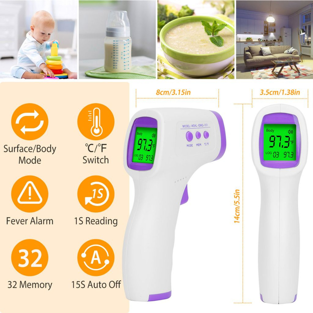 iMounTEK® Digital Infrared Thermometer product image