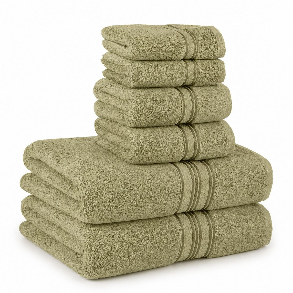  6-Piece Ringspun Cotton Towel Set product image