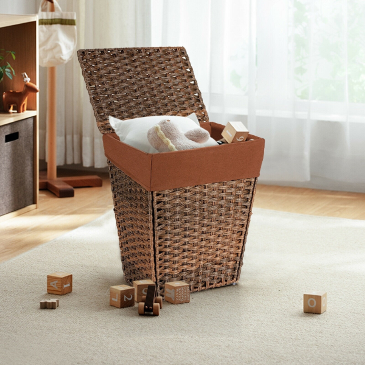 Handwoven Foldable Laundry Hamper product image