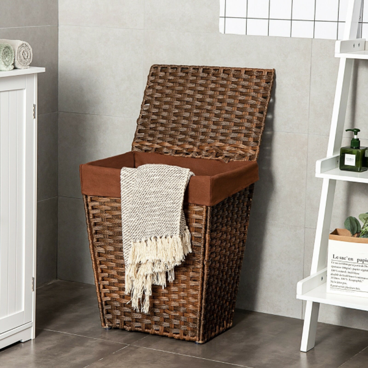 Handwoven Foldable Laundry Hamper product image