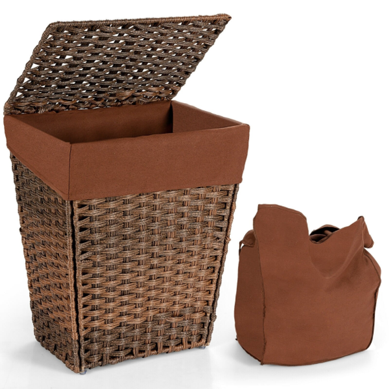 Handwoven Foldable Laundry Hamper product image