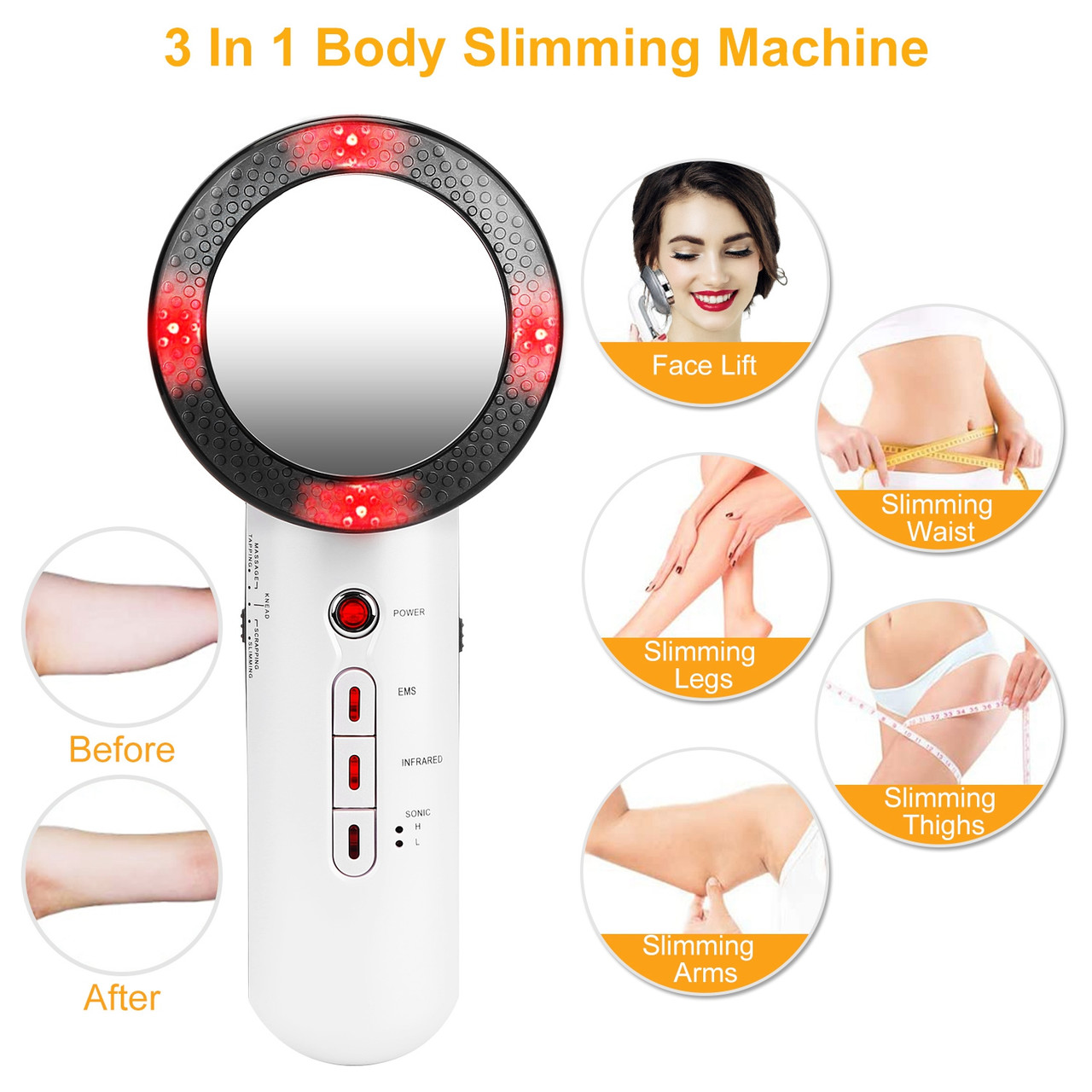 iMounTEK® 3-in-1 Ultrasonic EMS Massager product image