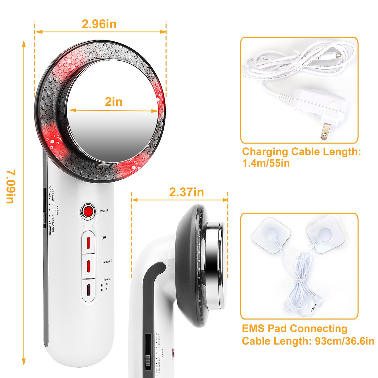 iMounTEK® 3-in-1 Ultrasonic EMS Massager product image