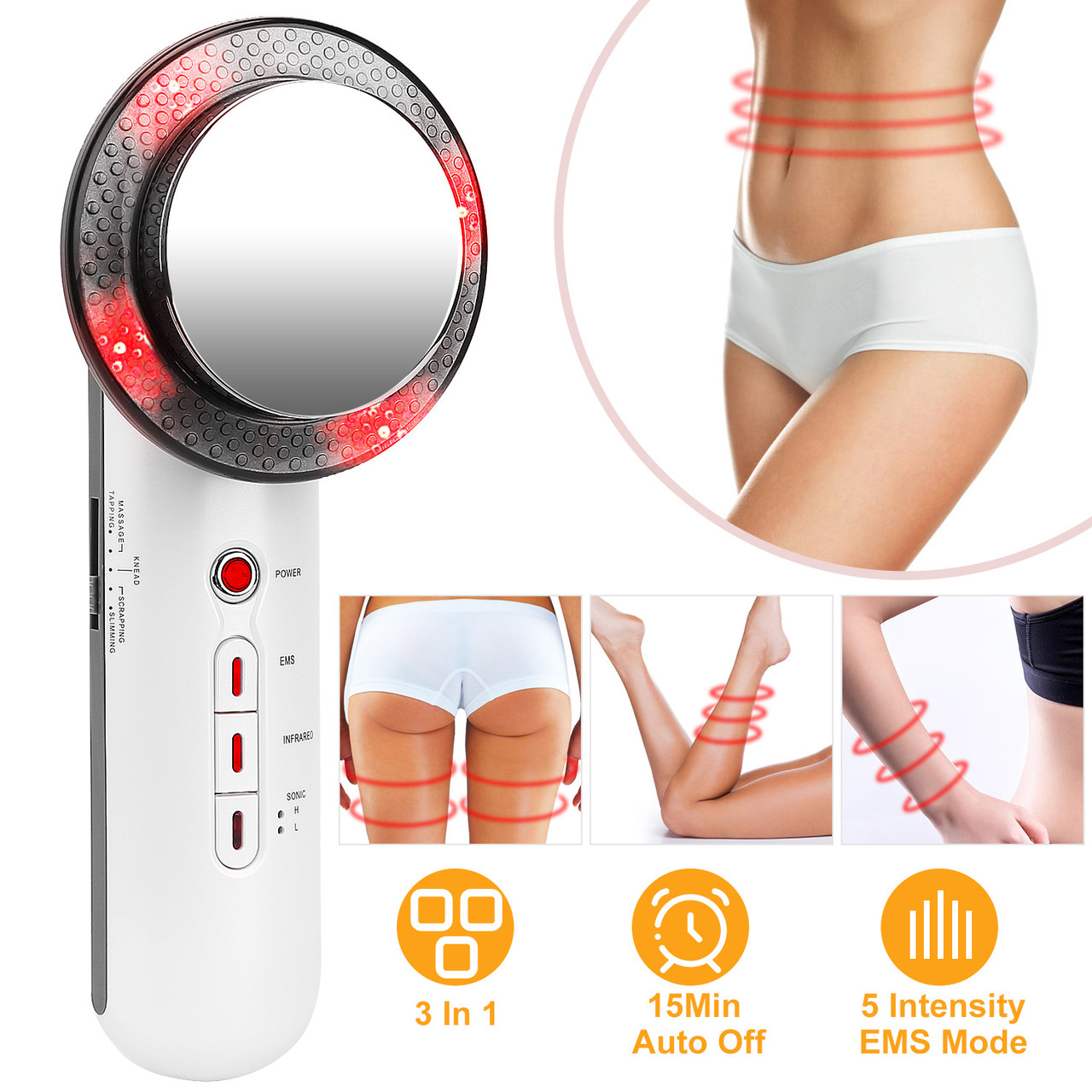 iMounTEK® 3-in-1 Ultrasonic EMS Massager product image