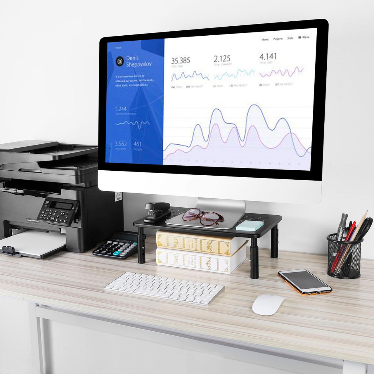 iMounTEK® Adjustable Laptop Desk Riser product image