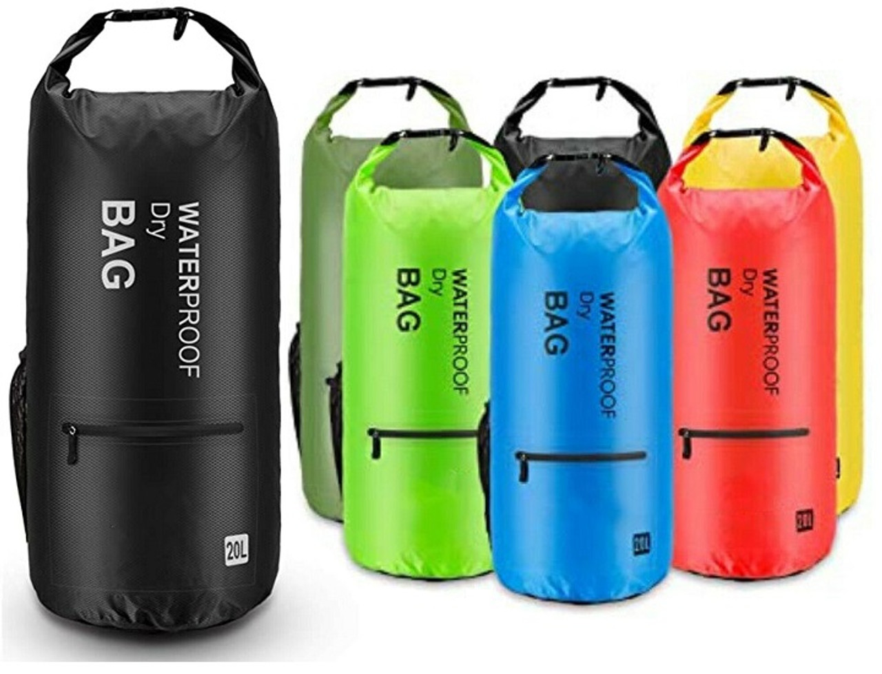 Waterproof Floating Dry Bag with 2 Exterior Zip Pockets product image