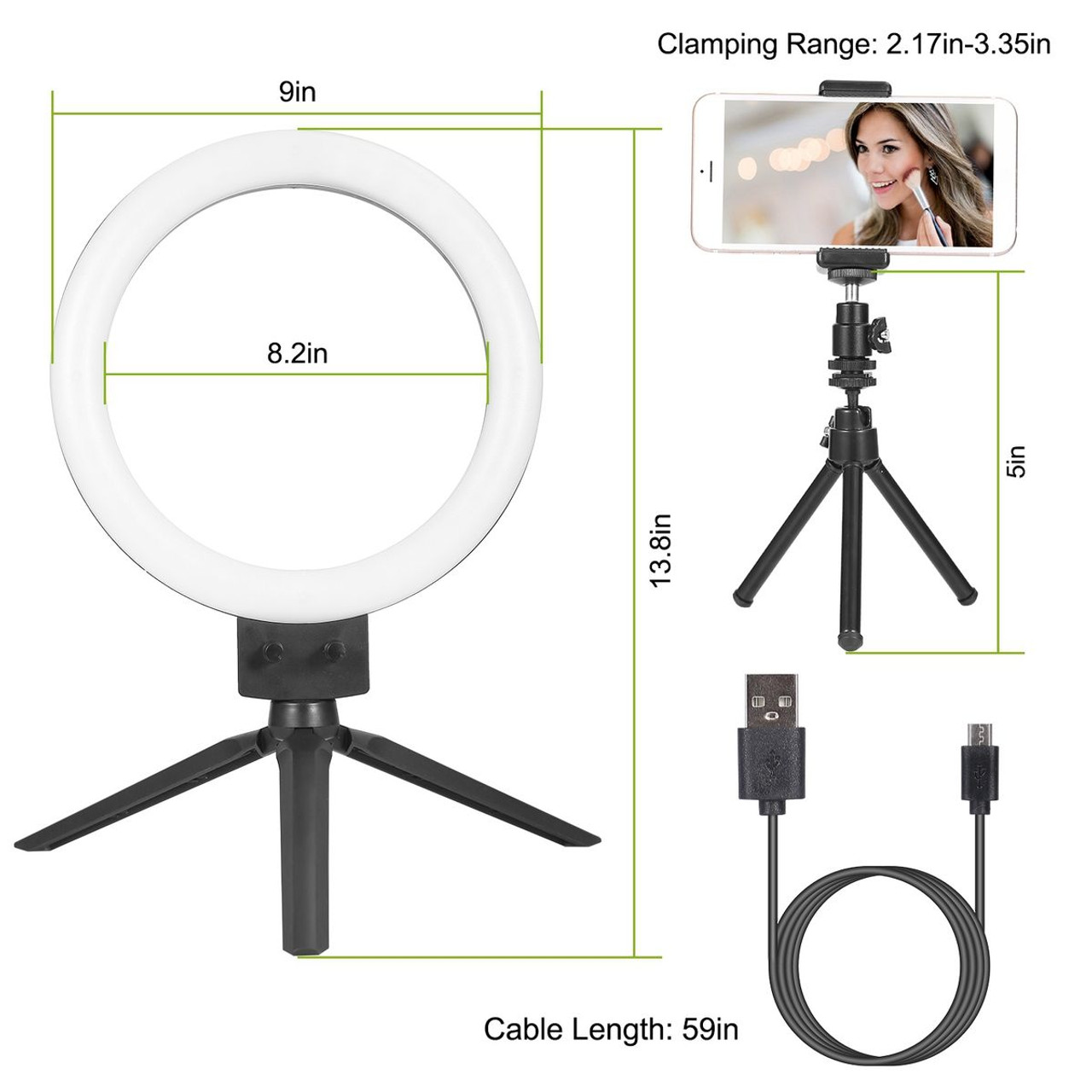 iMounTEK® 9-Inch Dimmable LED Ring Light product image