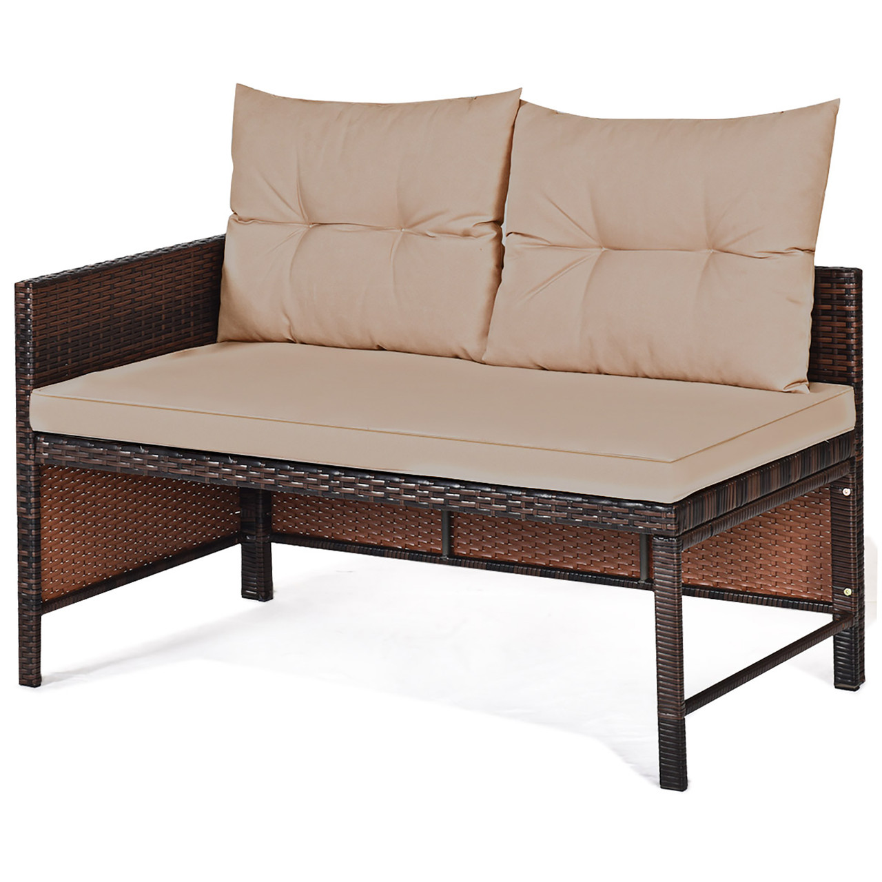 Rattan Wicker Outdoor 3-Piece Patio Sectional product image