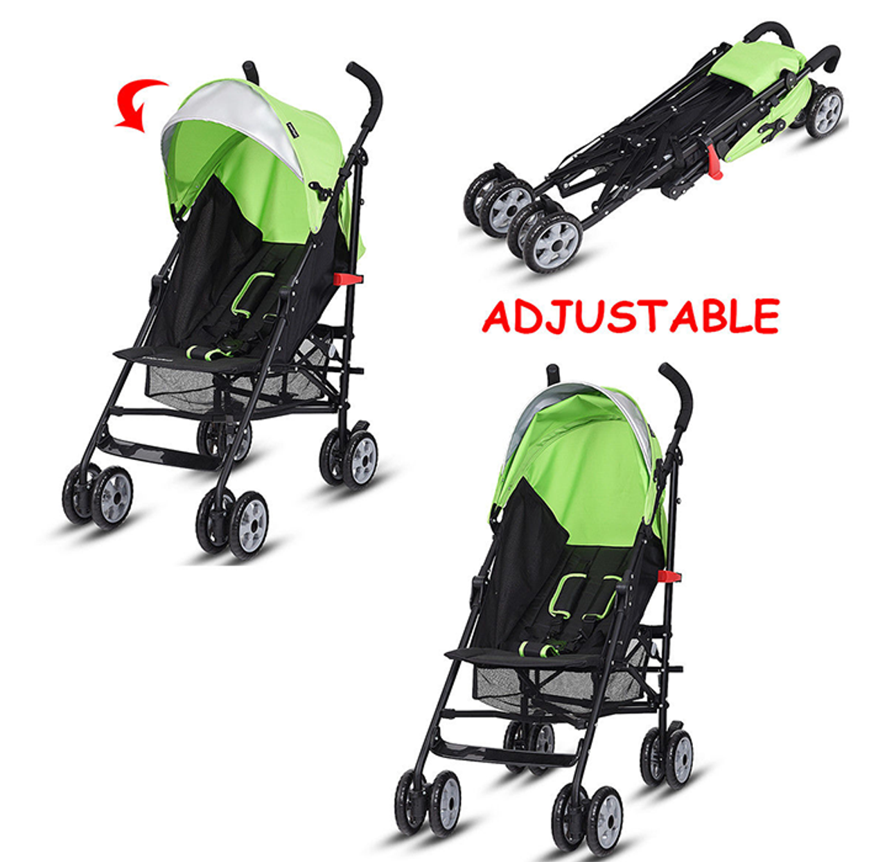 Folding Lightweight Umbrella Travel Stroller with Storage product image