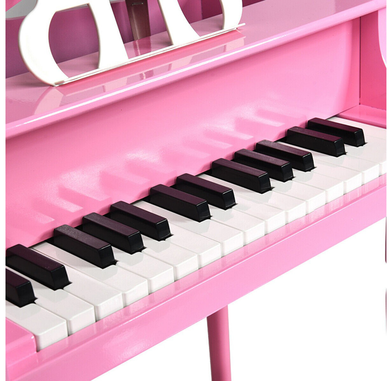 Kids' Wooden 30-Key Classic Baby Grand Piano product image