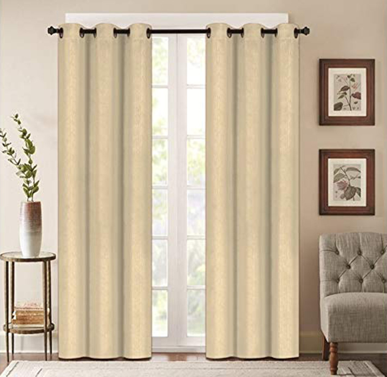 Denver Embossed Grommet Top Curtains product image