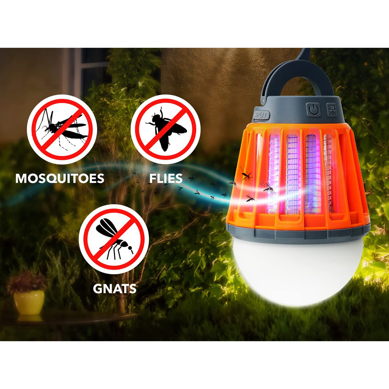 Boundery™ Bug Bulb 2-in-1 Camping Lantern Mosquito Zapper (1- or 3-Pack) product image