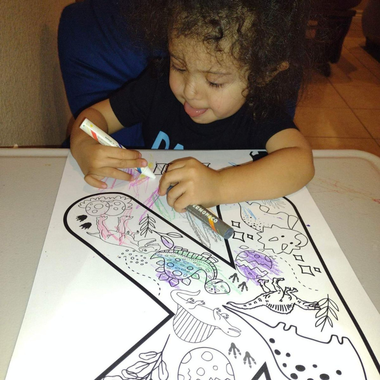 Personalized Kids' Name Coloring Poster product image