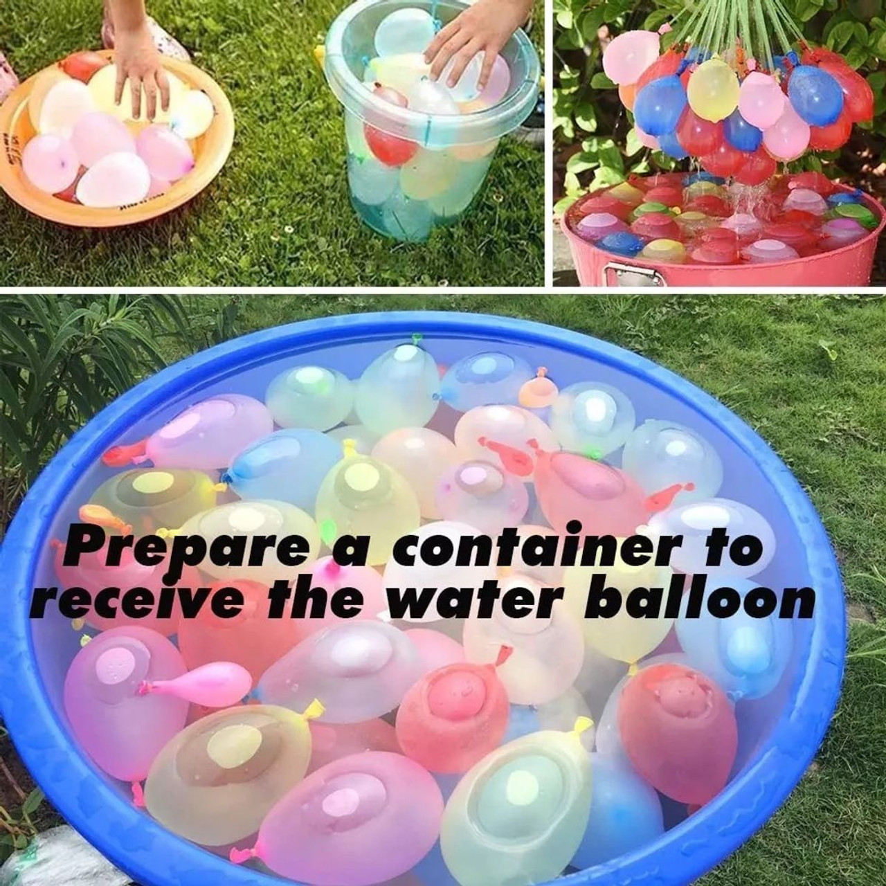 Rapid-Fill Colorful Water Balloons, 592 ct. (1- to 4-Pack) product image
