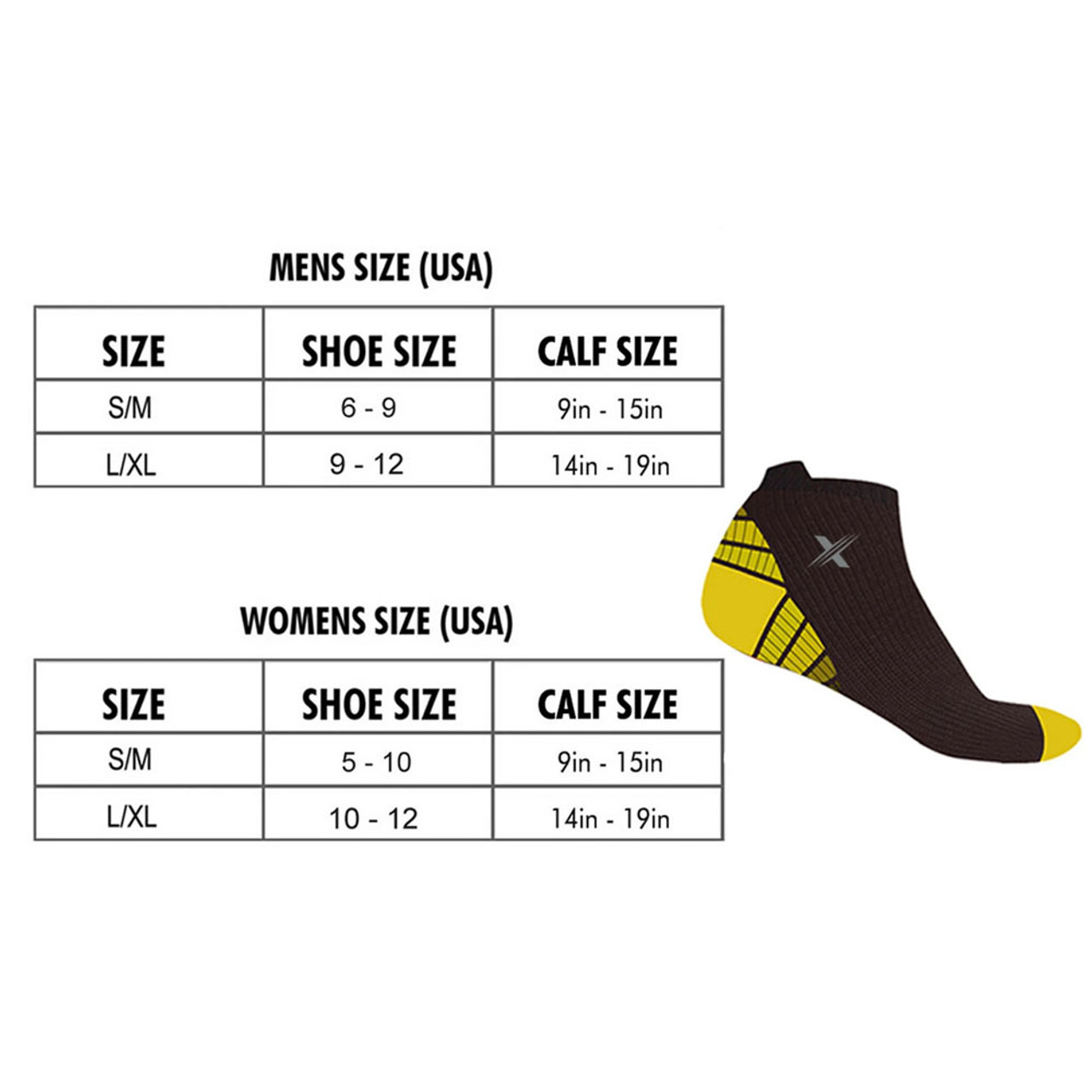 Performance Ankle-Length Graduated Compression Socks (6-Pair) product image