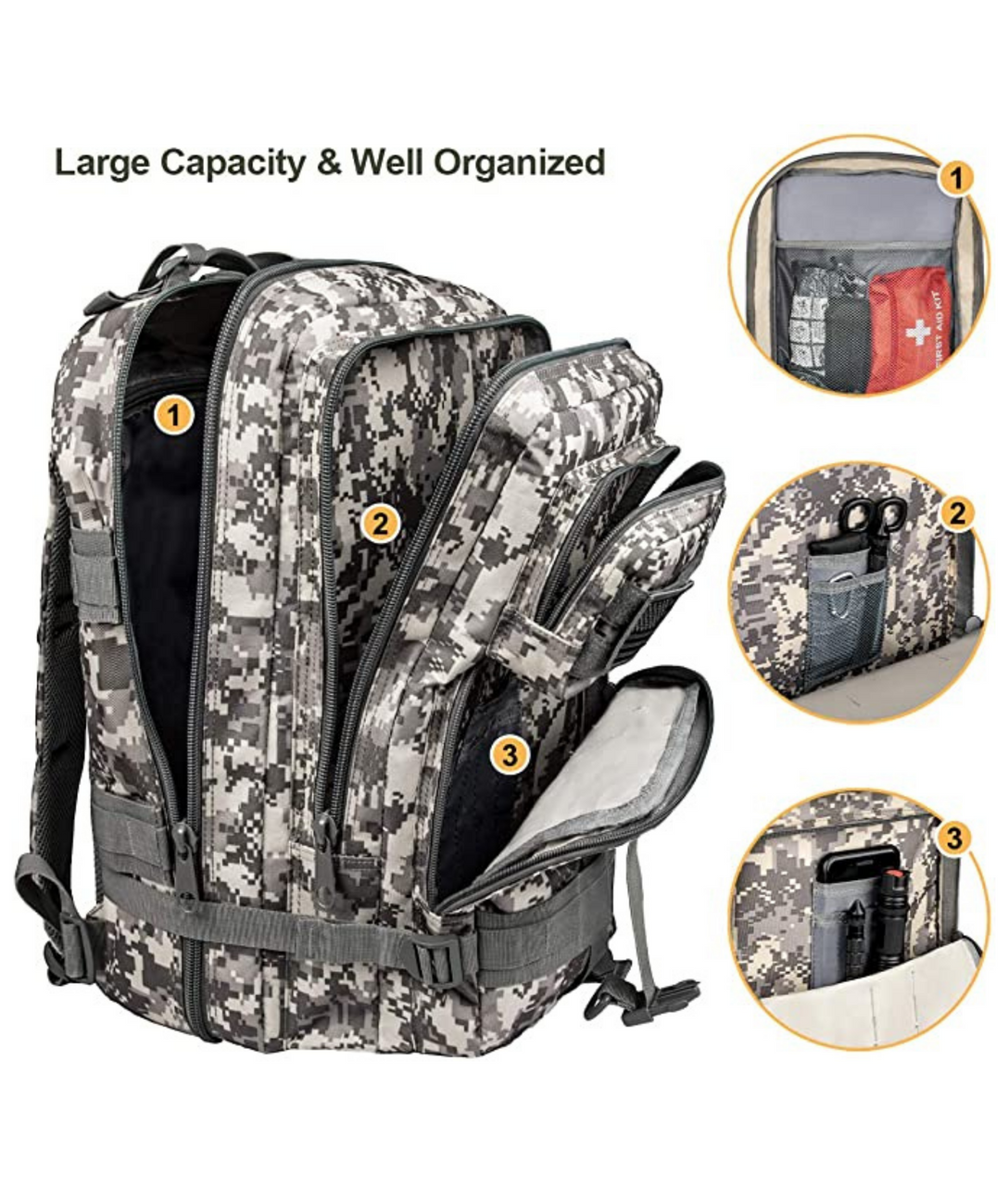 Tactical Military 25L Molle Backpack product image