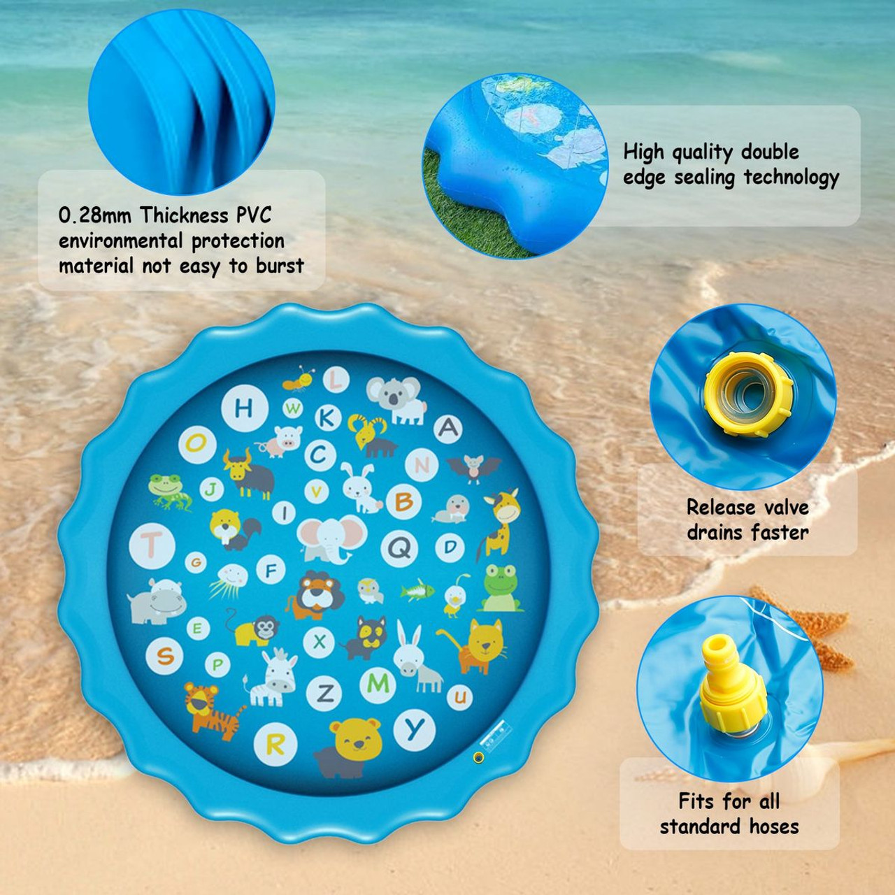 CoolWorld™ Sprinkler Splash Play Mat product image