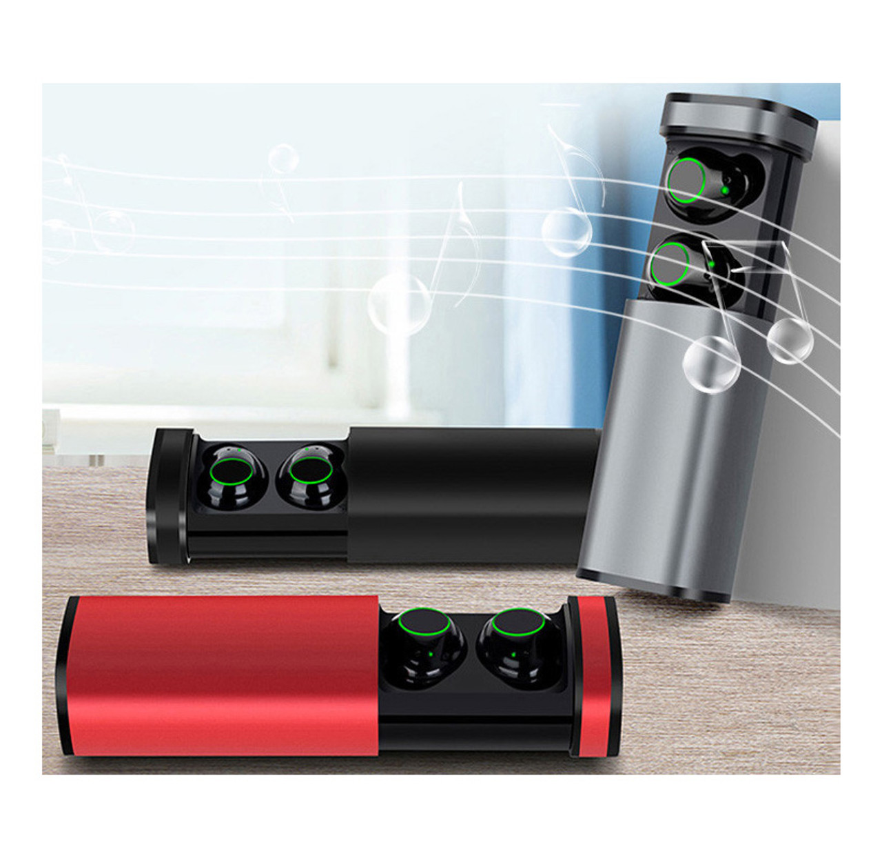 VibeWire V5.0 Touch Earbuds with Charging Case product image