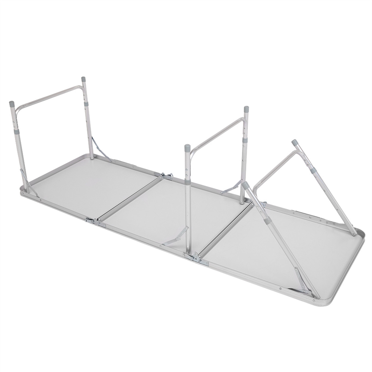 Aluminum Alloy Height-Adjustable Folding Table product image