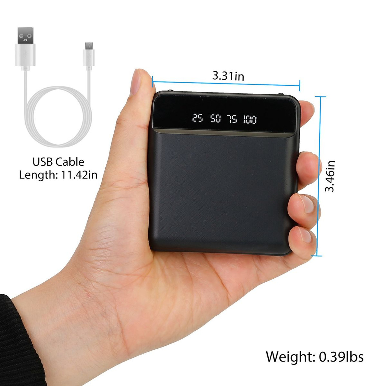 PowerMaster™ 10,000mAh Mini Portable Power Bank product image