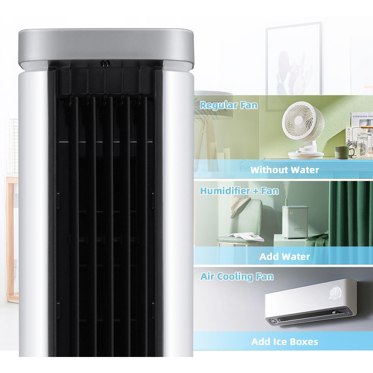 3-in-1 Portable Evaporative Air Cooler product image