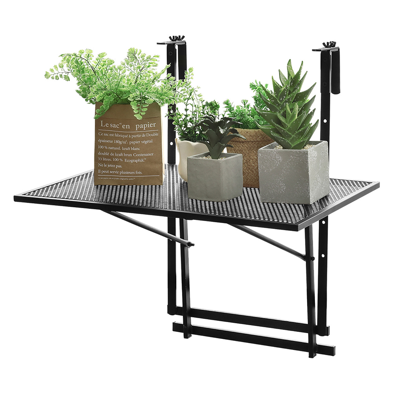 Adjustable Hanging Balcony Railing Table product image